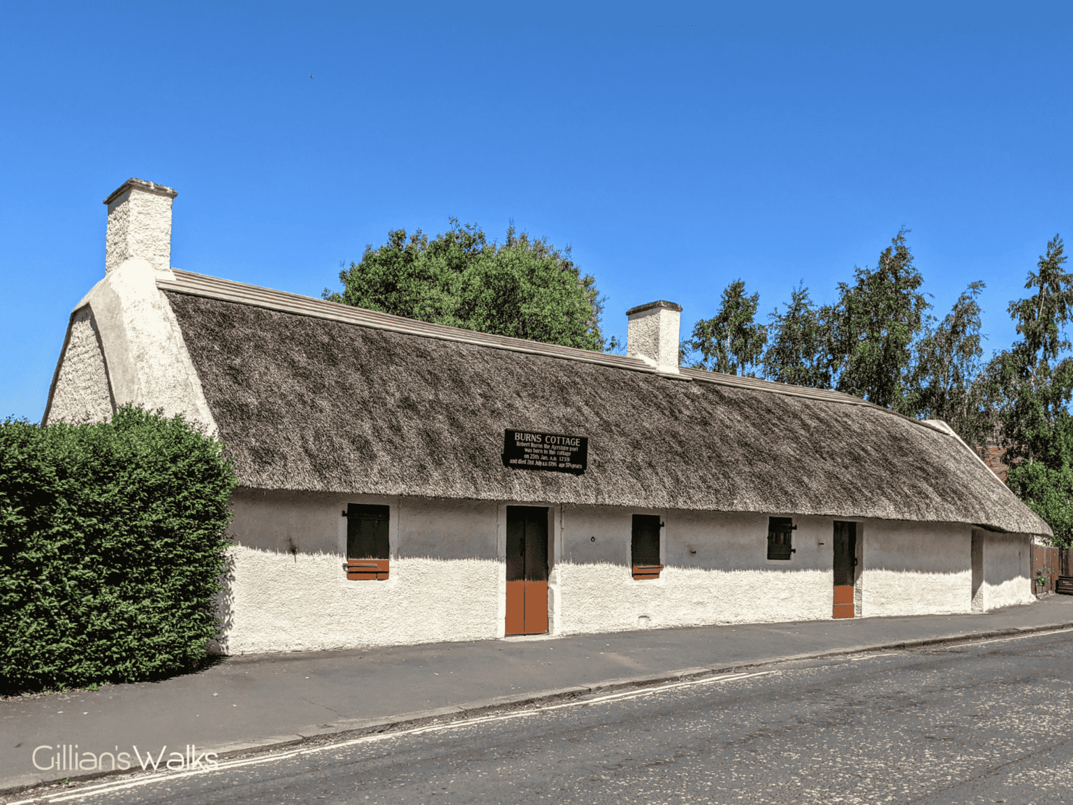 Walk 109 - Burns' Trail, Alloway - 3.8 miles - Gillian's Walks