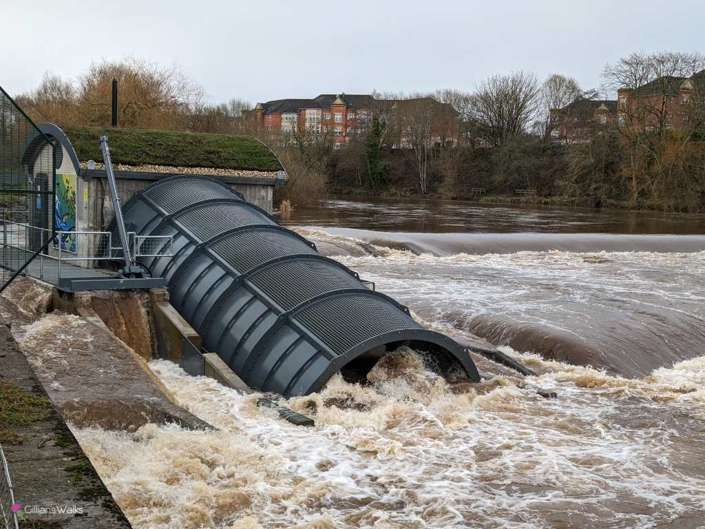 Hydro water scheme on River Ayr