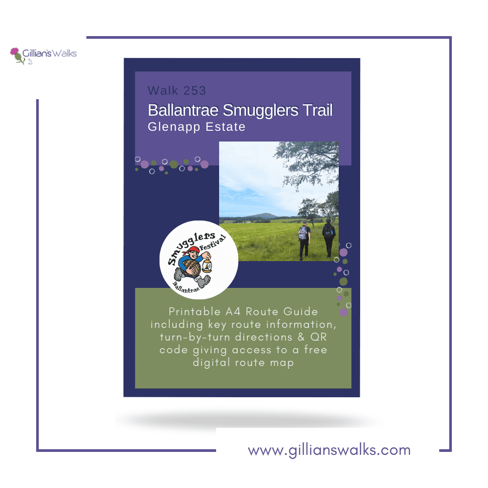 Printable Route Guide - Ballantrae Smugglers Trail: Glenapp Estate