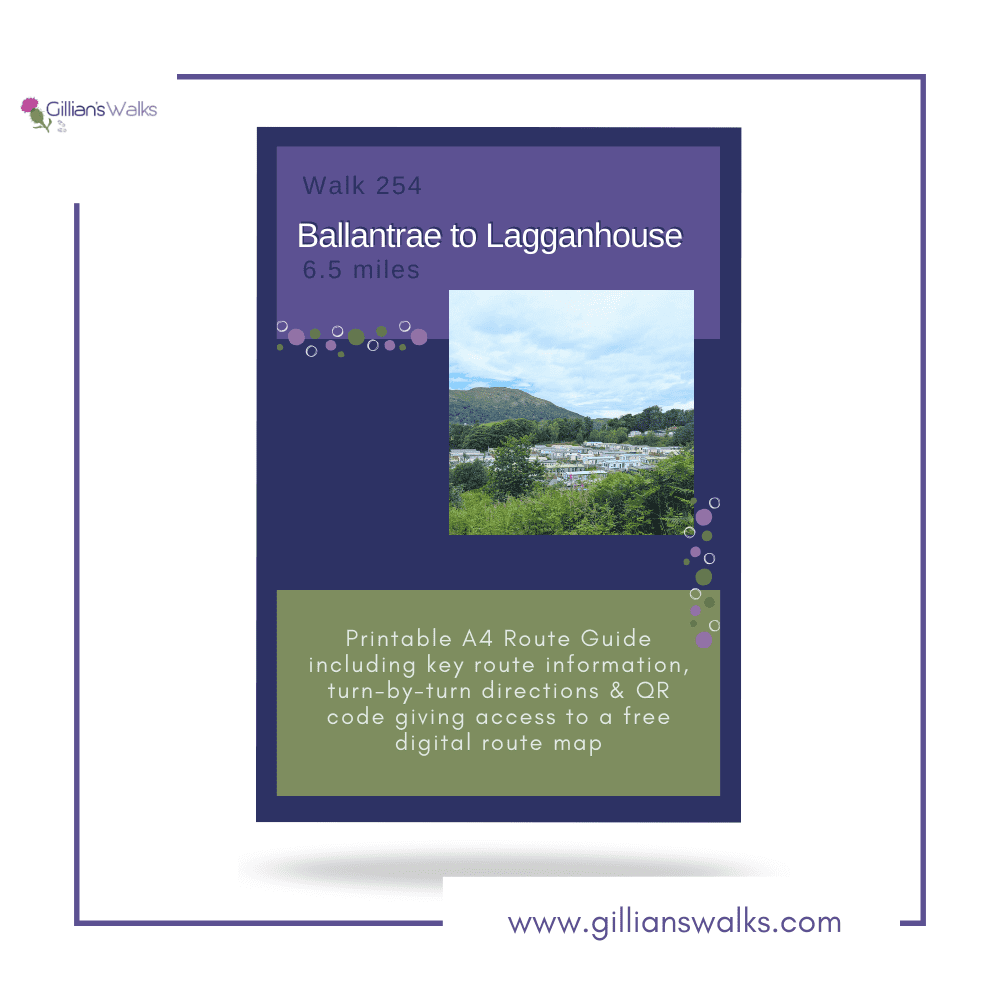 Printable Route Guide - Ballantrae to Lagganhouse