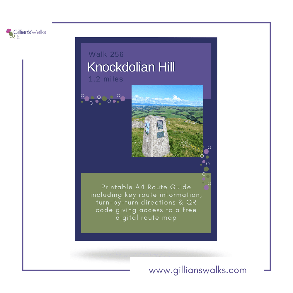 Printable Route Guide - Knockdolian Hill