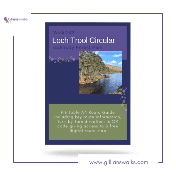 Printable Route Guide - Loch Trool Circular