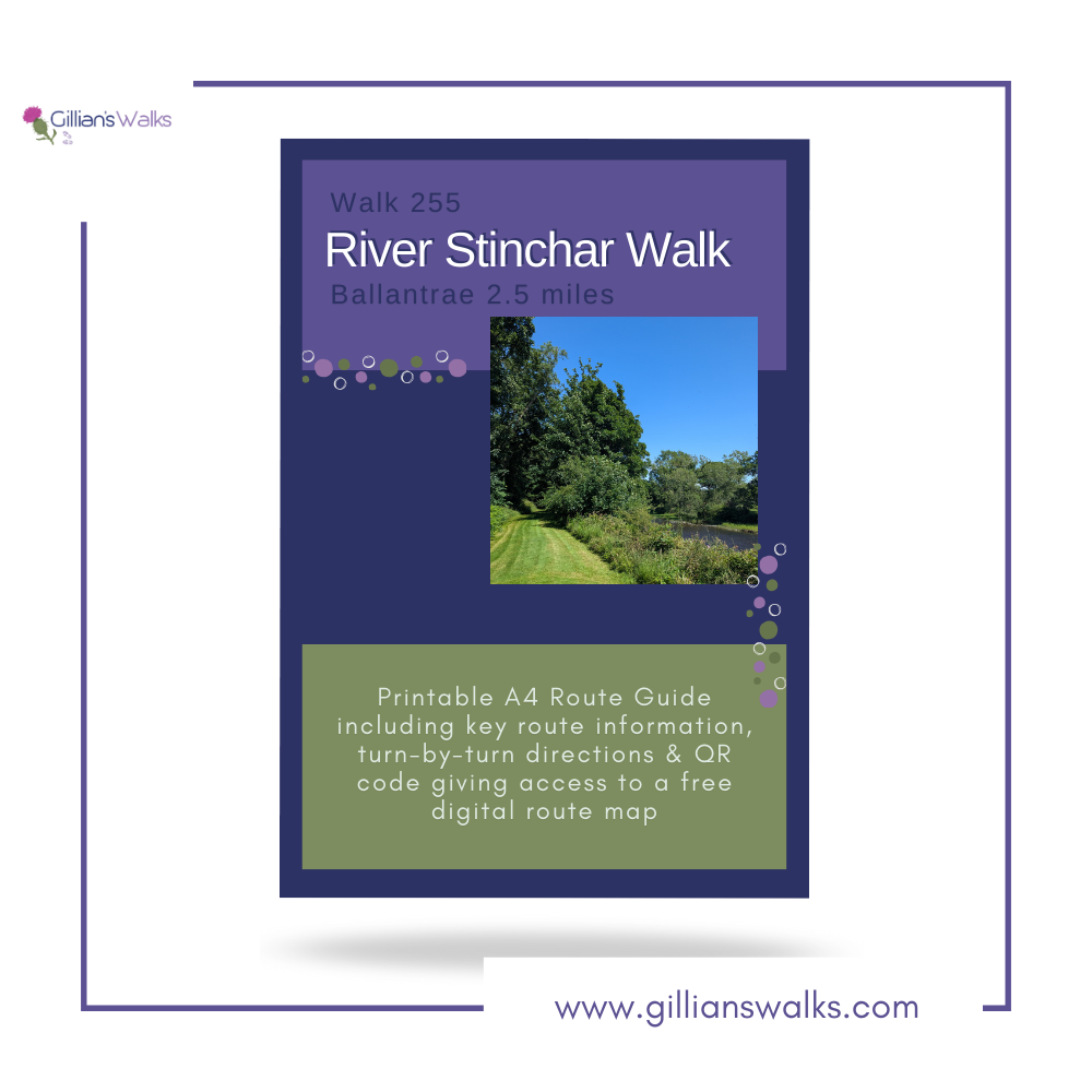 Printable Route Guide - River Stinchar Walk Ballantrae
