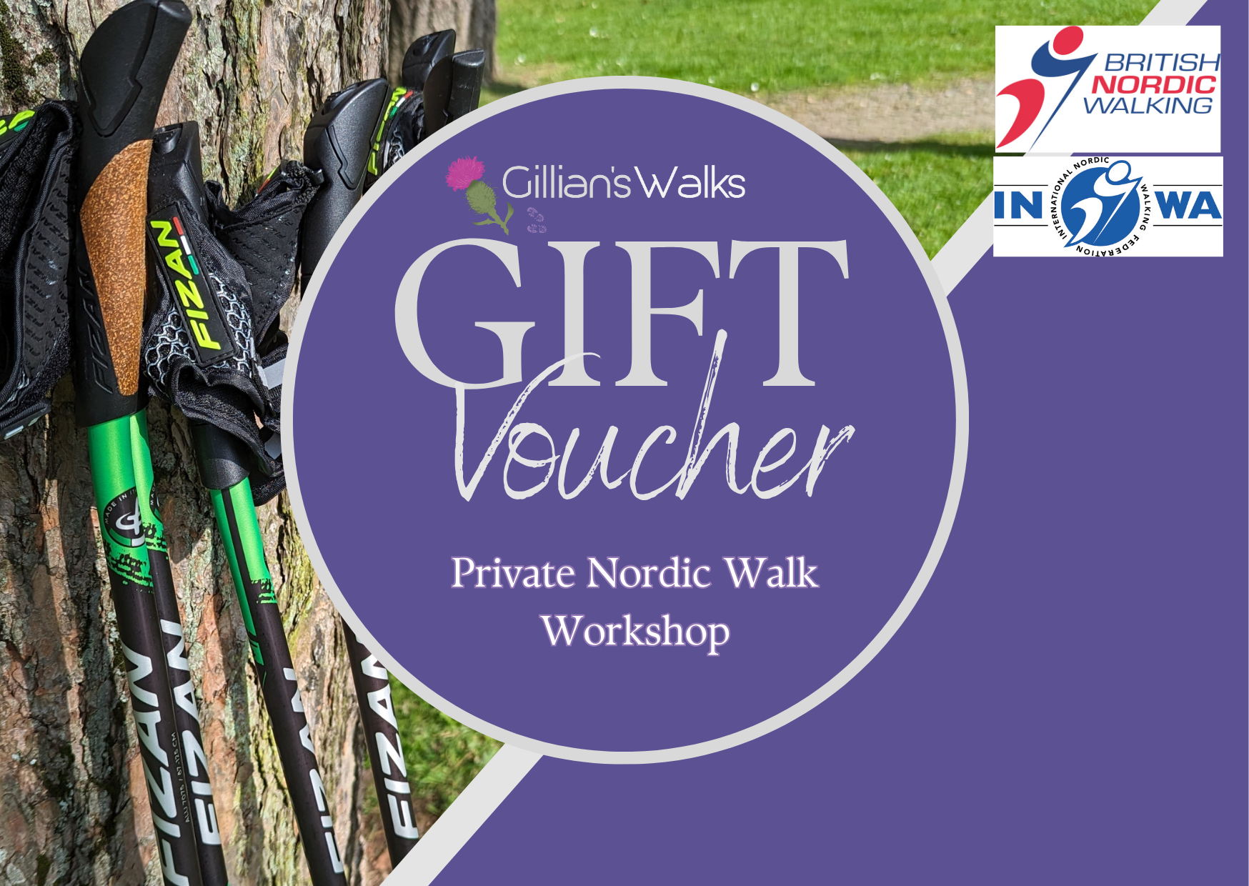 Gift Voucher: Private Nordic Walk Workshop (1 Person)